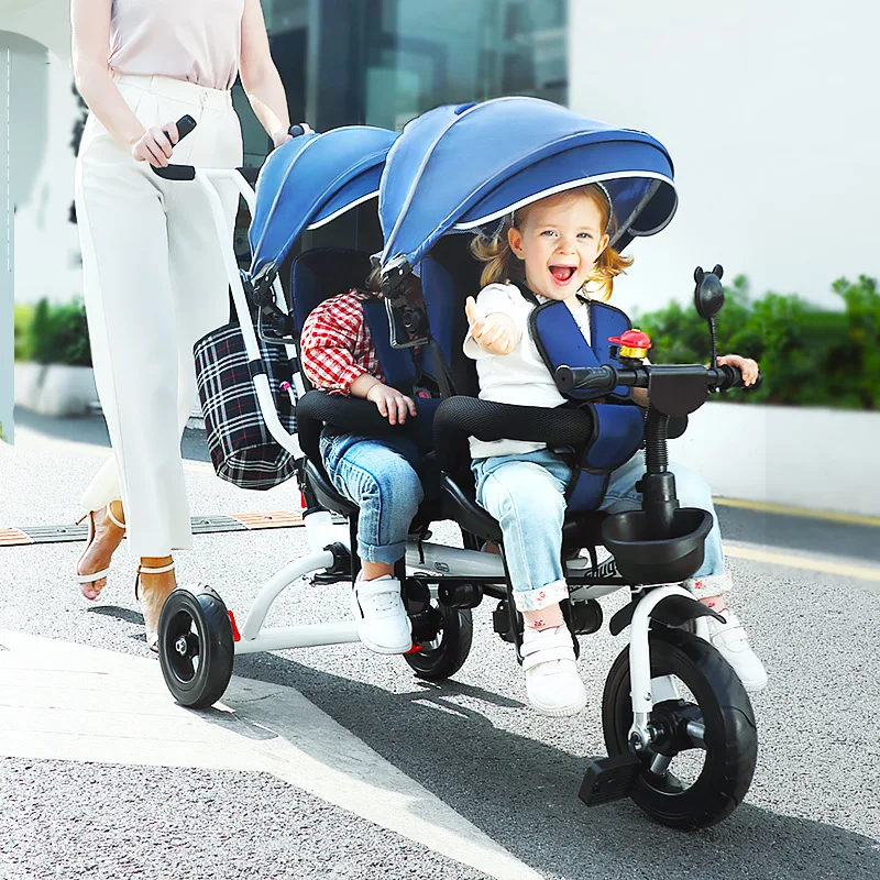 Triciclo gemelos resistente para niños de 1 a 5 años - imagen 5
