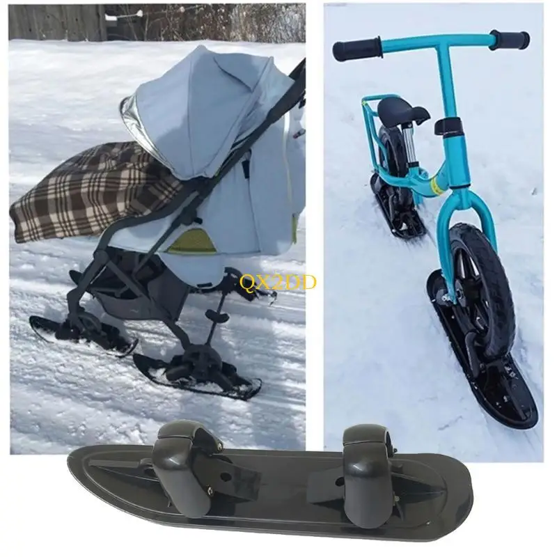 Carrito para mascotas ligero para nieve QX2D: compacto y fácil - imagen 4