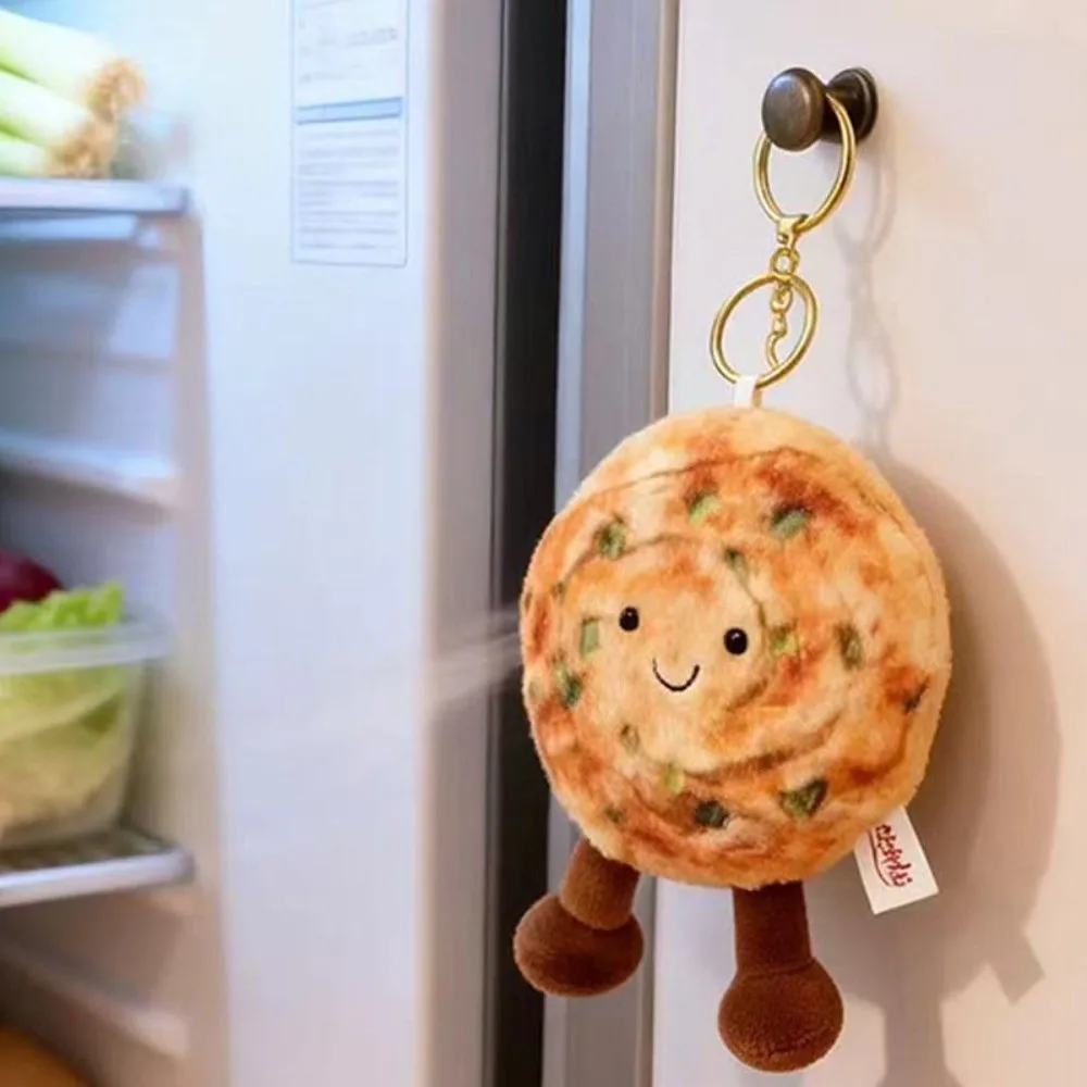 Llavero de peluche tierno con forma tortilla de cebolla - imagen 4