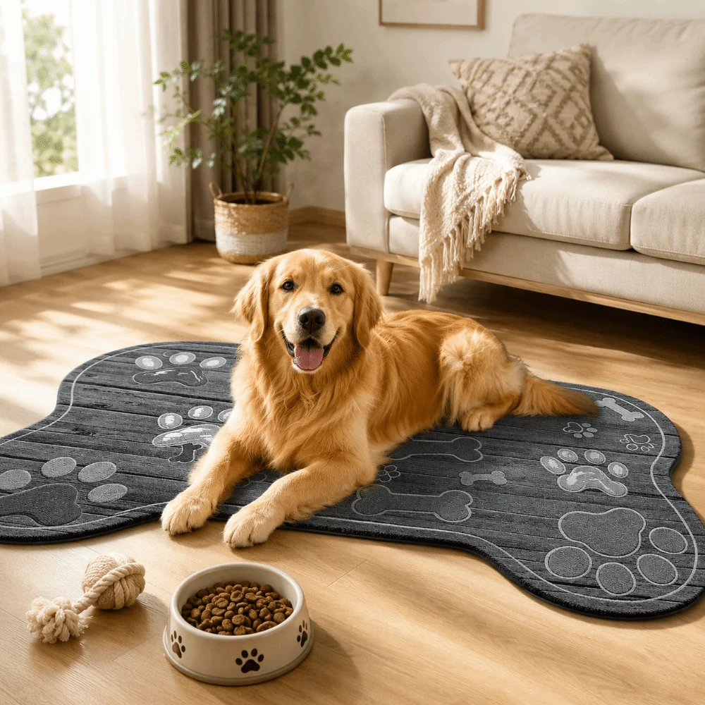 Tapete secado rápido para mascotas antideslizante impermeable - imagen 3