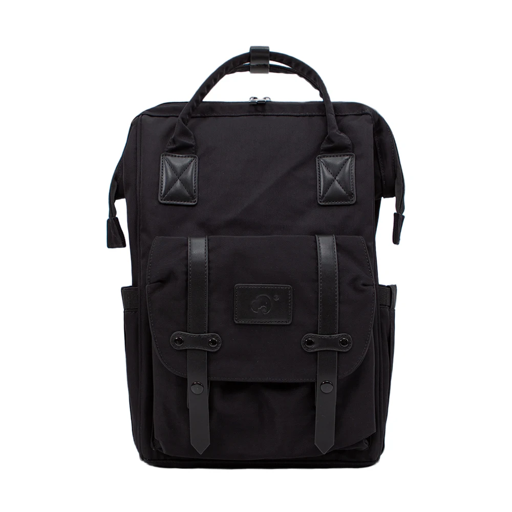 Bolsa para pañales impermeable para cochecito, gran capacidad negro - imagen 5