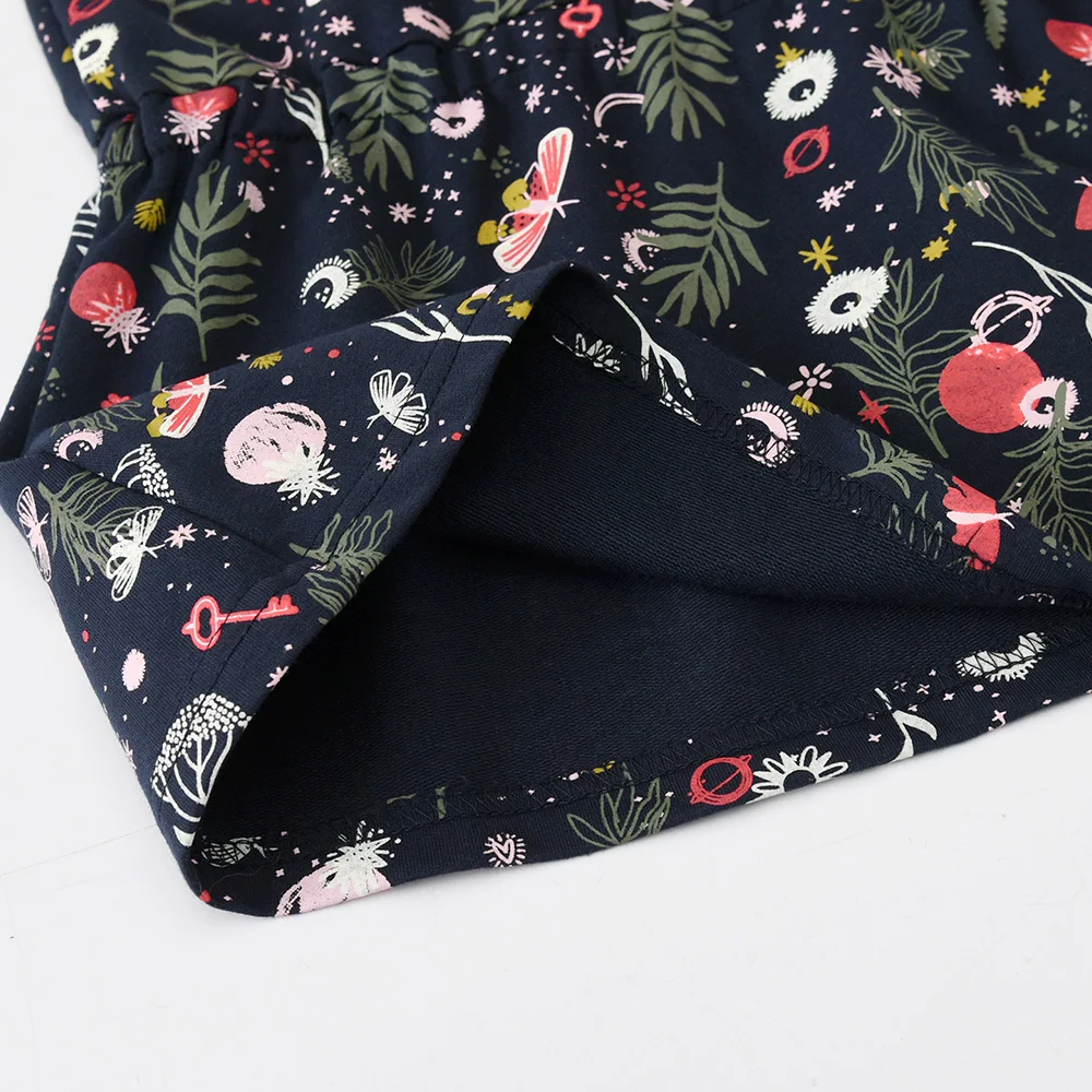 DXTON vestido de algodón para niñas con flores acampanado otoño - imagen 5