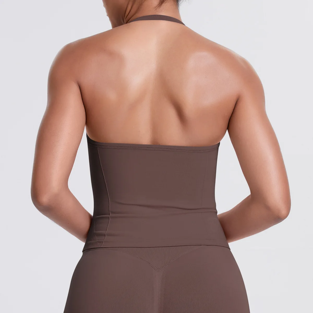 Chaleco deportivo sin costuras de tirantes para correr y yoga - imagen 4