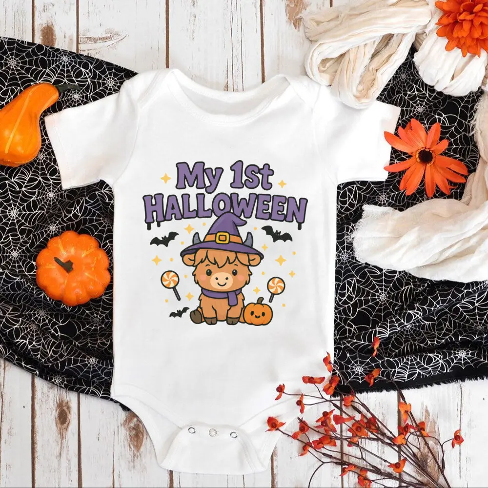 Mameluco de bebé Halloween con estampado de unicornio - imagen 5