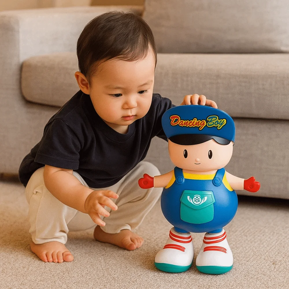 Figura bailarín LED infantil con música y luces para niños - imagen 4