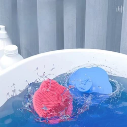 Cepillo de silicona para bebé – Masajeador suave del cabello
