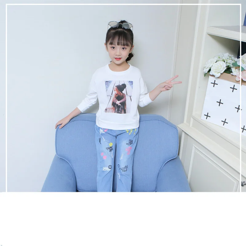 Pantalones vaqueros para niños – estampado de dibujos animados - imagen 3