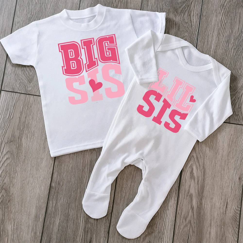 Big Bro Lil Sis - Trajes familiares a juego para hermanos y bebé - imagen 5