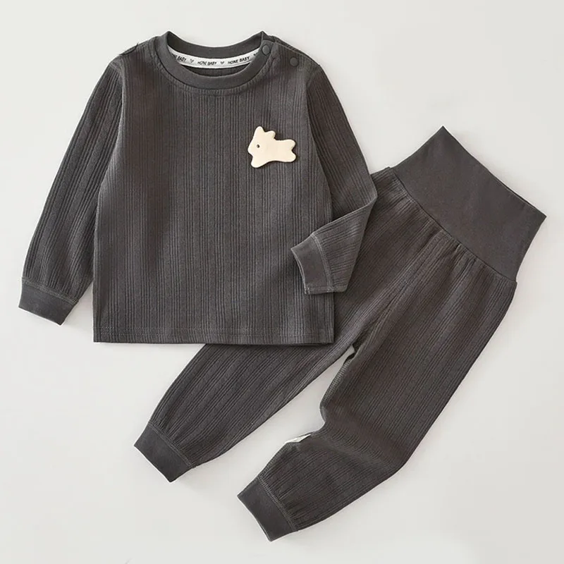 Conjunto infantil unisex de manga larga con estampado de dibujos - imagen 5