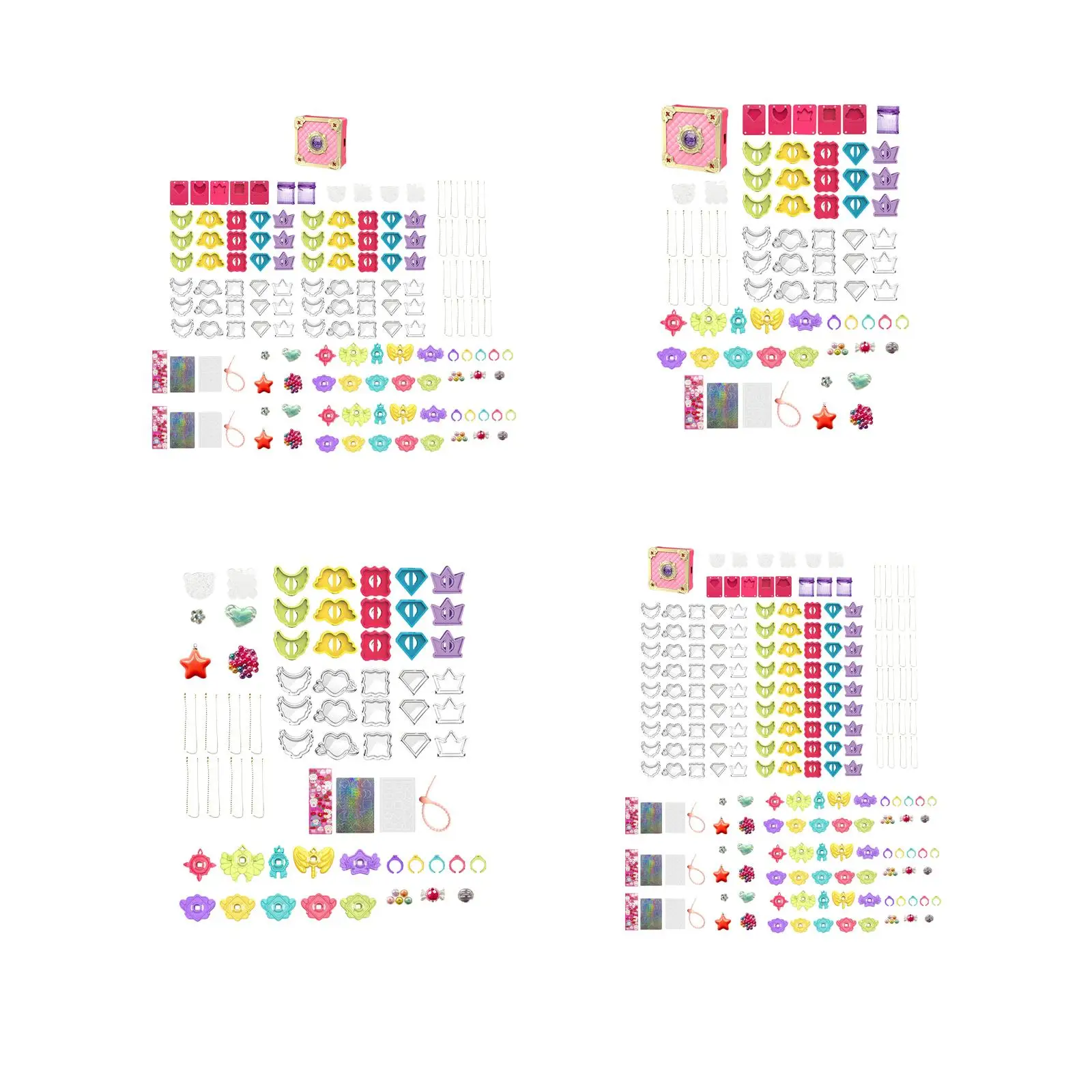 Set de joyería infantil para niñas: kit de manualidades - imagen 3