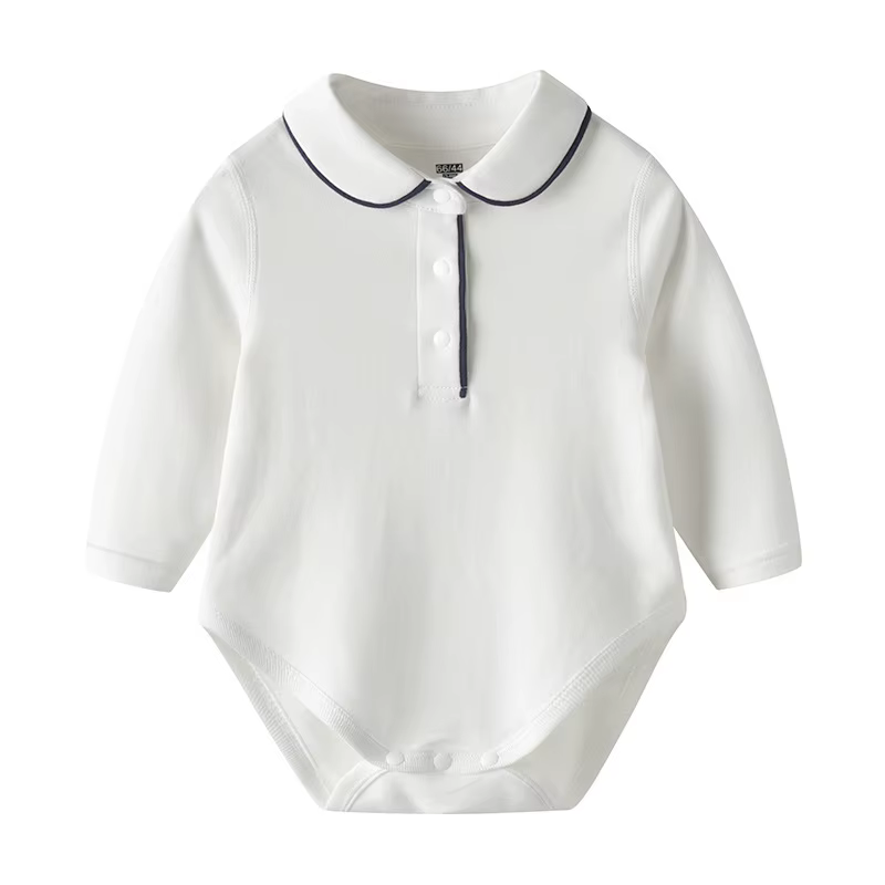 Pelele de algodón con manga larga para bebé unisex