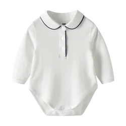 Pelele de algodón con manga larga para bebé unisex