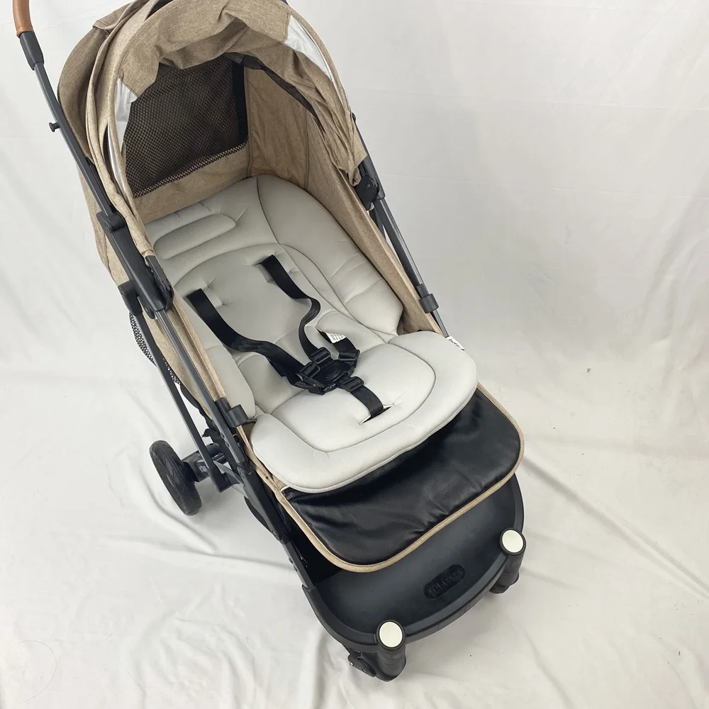 Cojin de algodon para asiento de cochecito bebe - comodo y suave - imagen 3