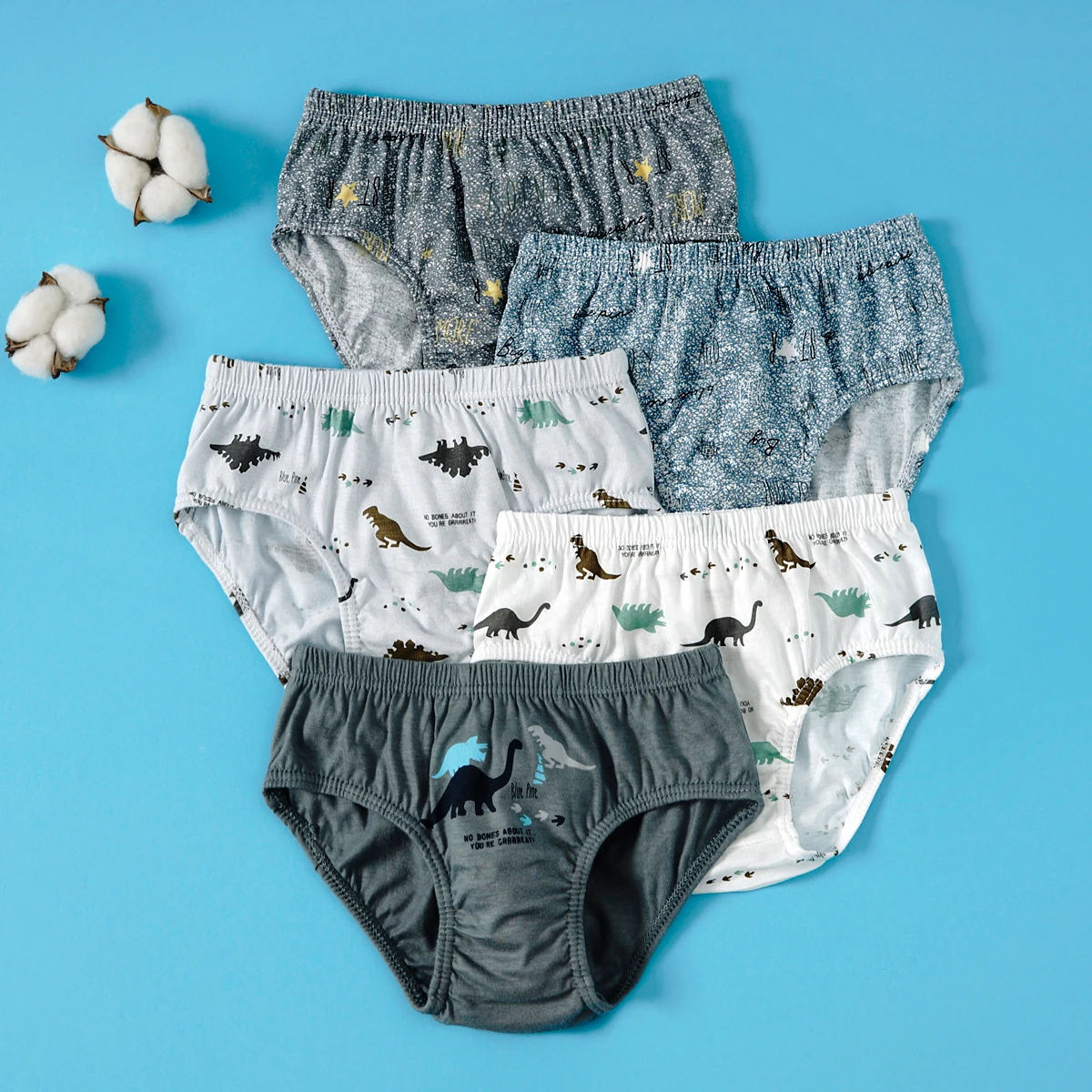 Calzoncillos de dinosaurio para niño – Algodón suave y transpirable - imagen 5