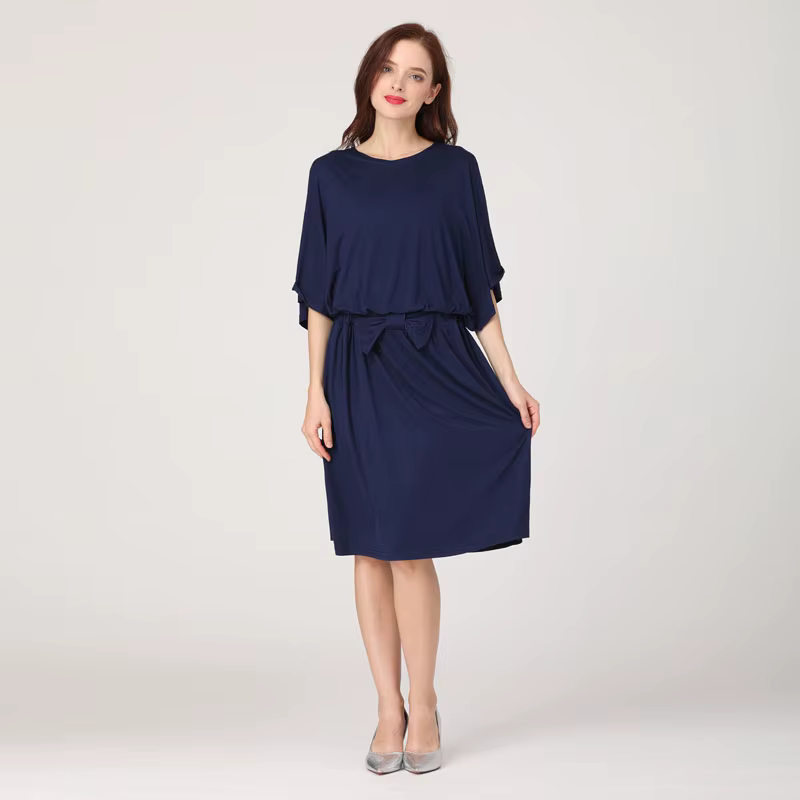 Vestido de maternidad para lactate – Emotion Moms jersey elástico suave - imagen 2
