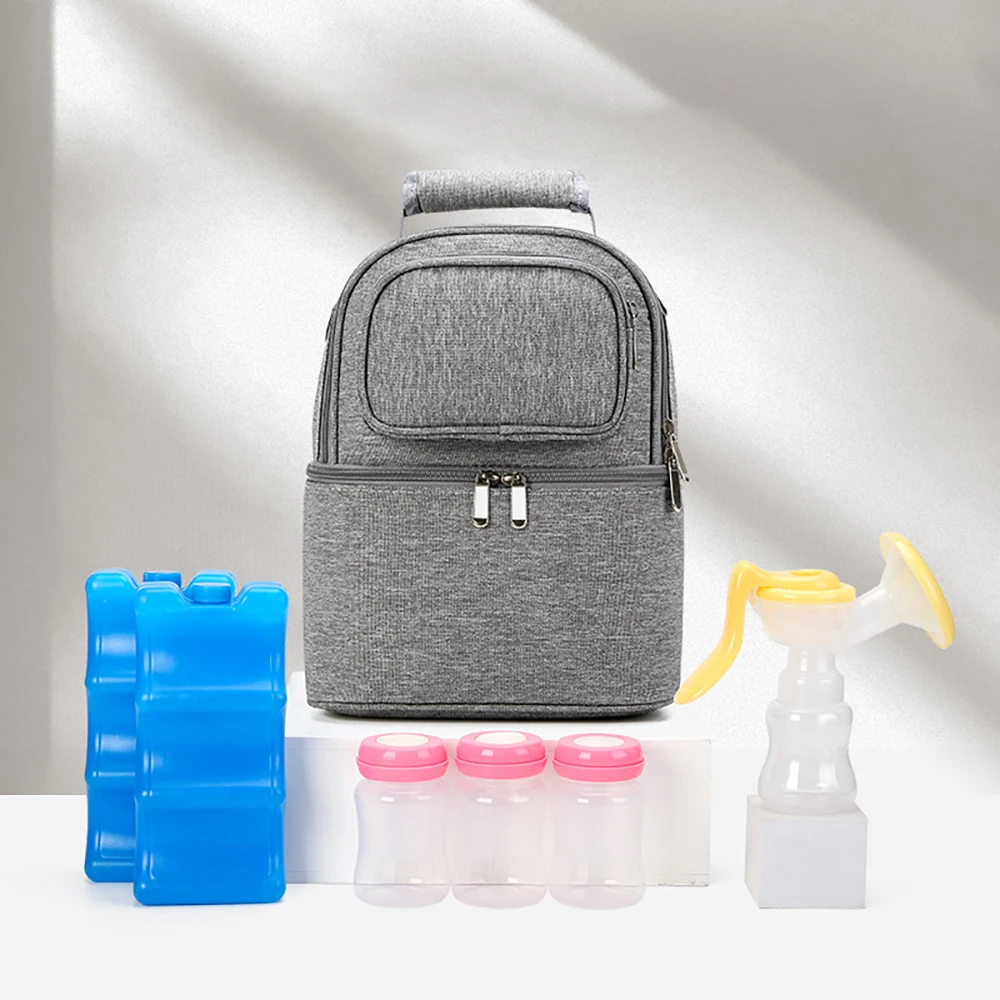 Bolsa isotérmica portátil para leche materna de doble capa - imagen 4