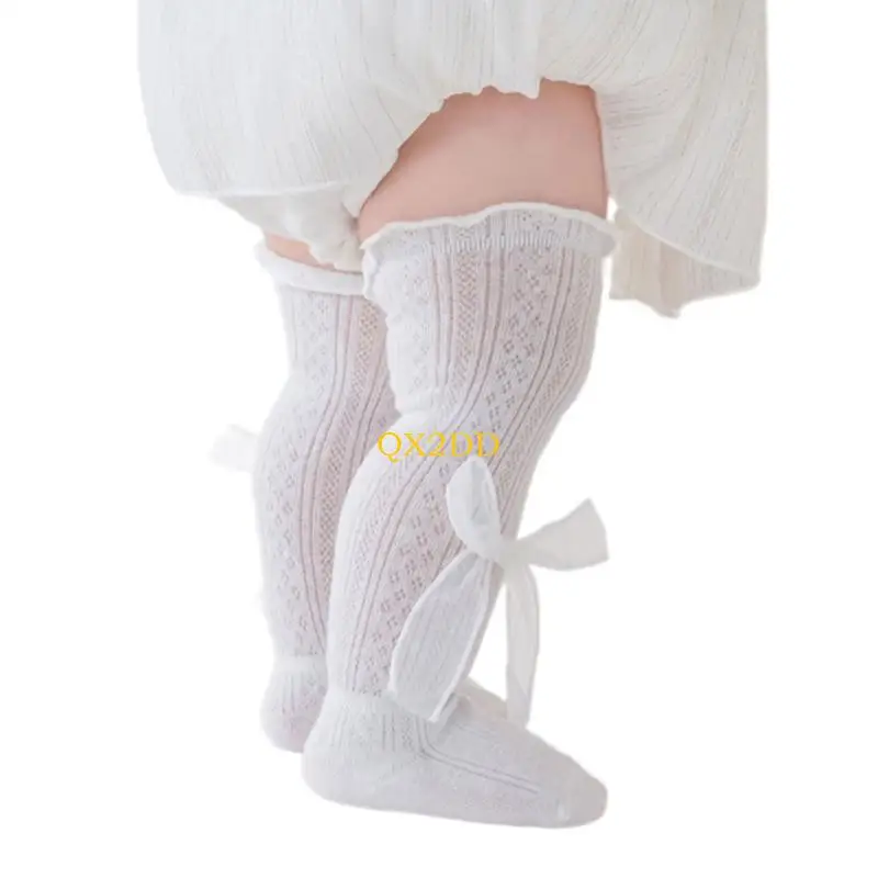 Calcetines altos de encaje transpirable cómodos para niños verano - imagen 3