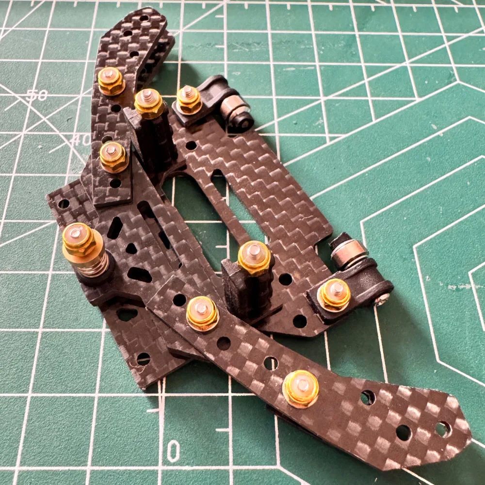 MSL chasis de carbono CNC mini 4WD para coche teledirigido - imagen 3
