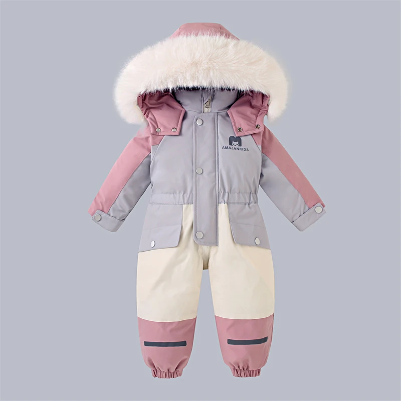 Overol de patchwork para niños, aspecto cálido