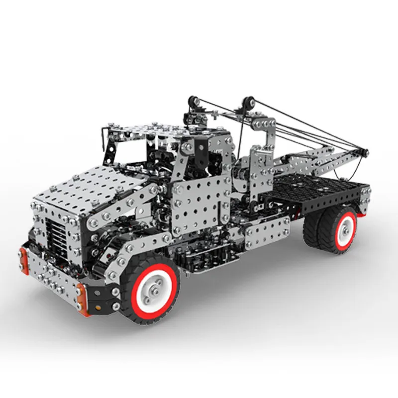 Tractor de construcción – Juego de bloques técnicos para niños - imagen 3