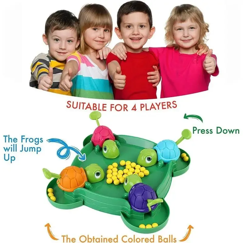 Juego competitivo de mesa multijugador Tortuga peluda para niños - imagen 4