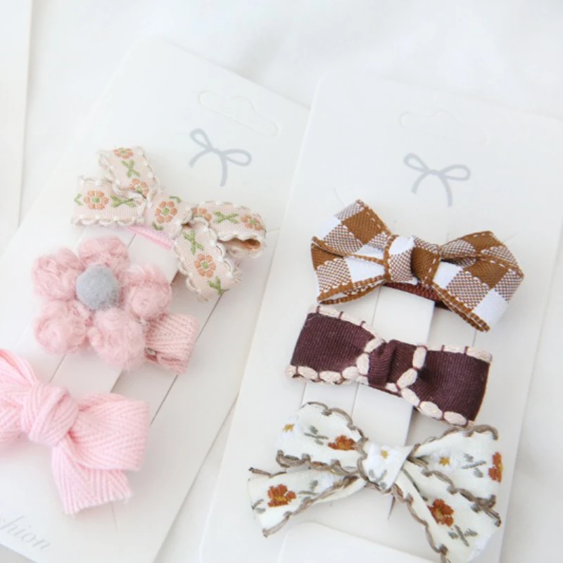 Pinzas para el cabello bebé lazo princesa – Set accesorios suaves - imagen 4