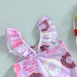 Tregren bañador infantil para niña con estampado donut