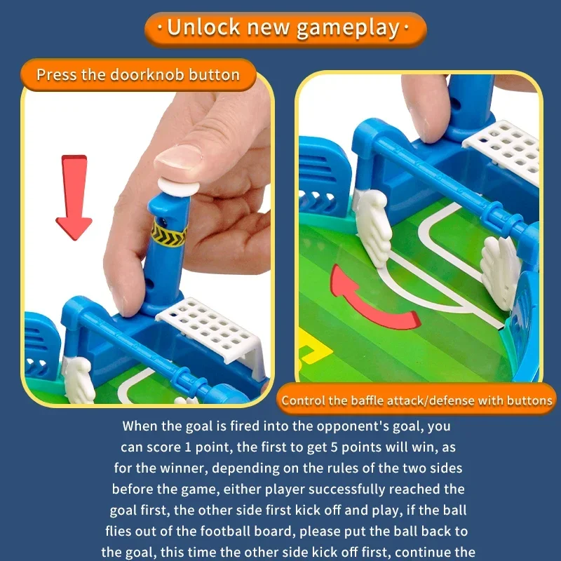Futbolín de mesa infantil para juego interior con rompecabezas - imagen 4