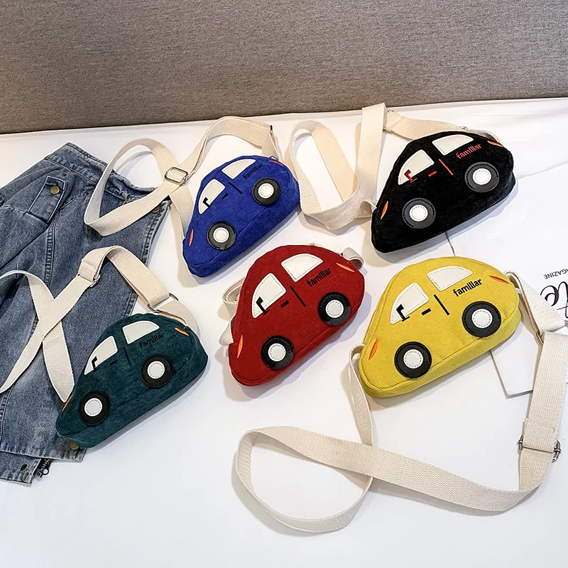 Bolsa bandolera infantil coche para niños y niñas - imagen 4
