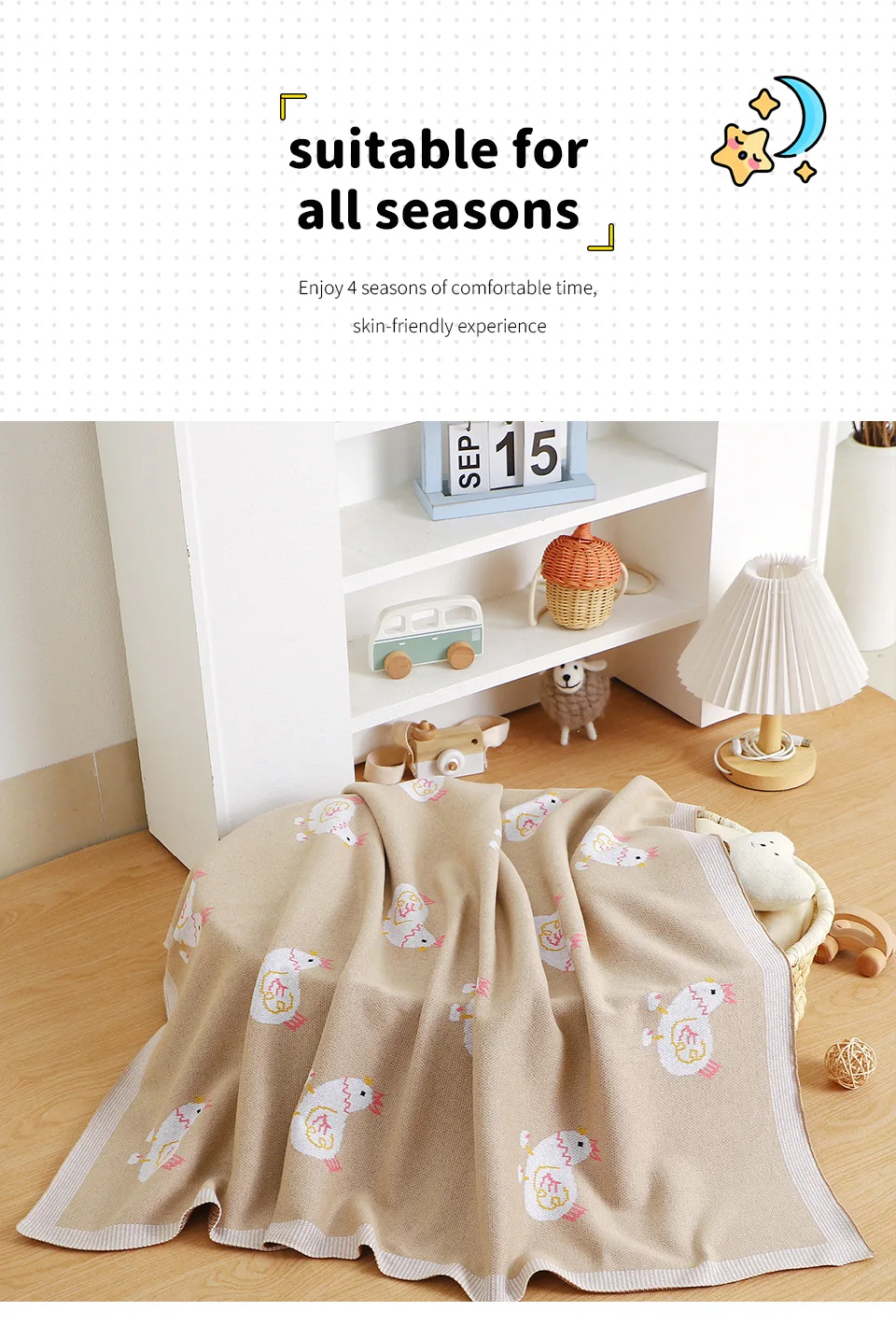 Diseño infantil para cama y carrito