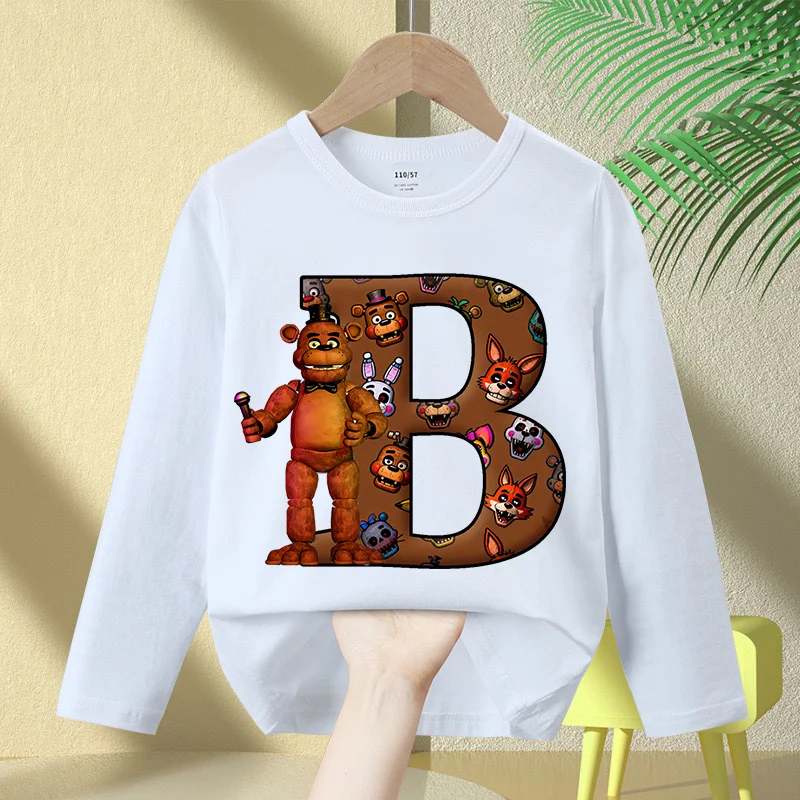 Fnafs camiseta manga larga de Five Nights at Freddys cuello redondo - imagen 4