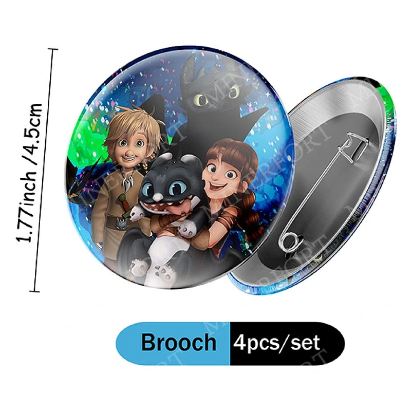 Broche de dragón verde