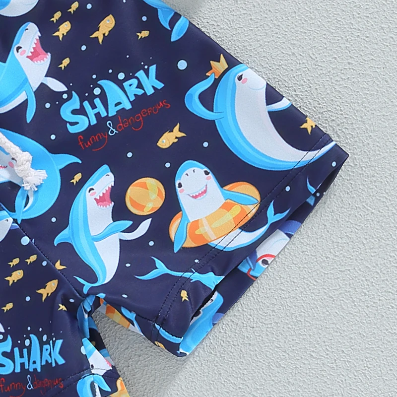Tregren bañador niño estampado tiburón – cintura elástica - imagen 5