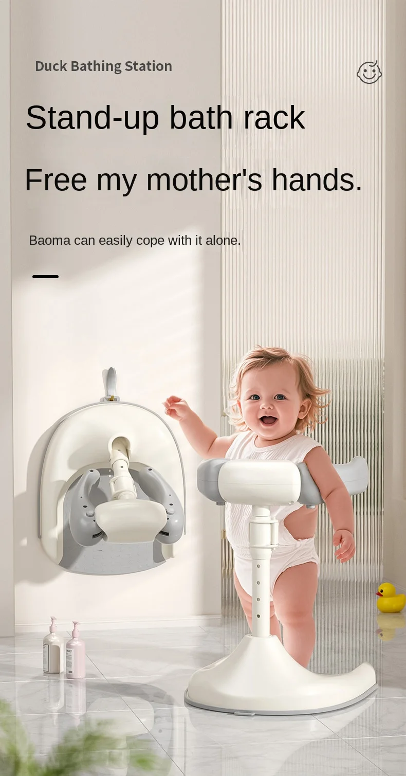 Estante Lazychild plegable con compartimentos para accesorios de bebé