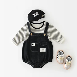 MILANCEL Body vaquero de primavera para niña 0-3T
