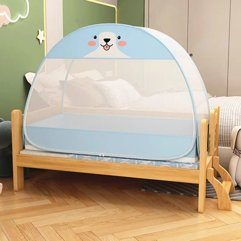 Mosquitera para cuna de bebé con cremallera anticaída, sin instalación - imagen 3