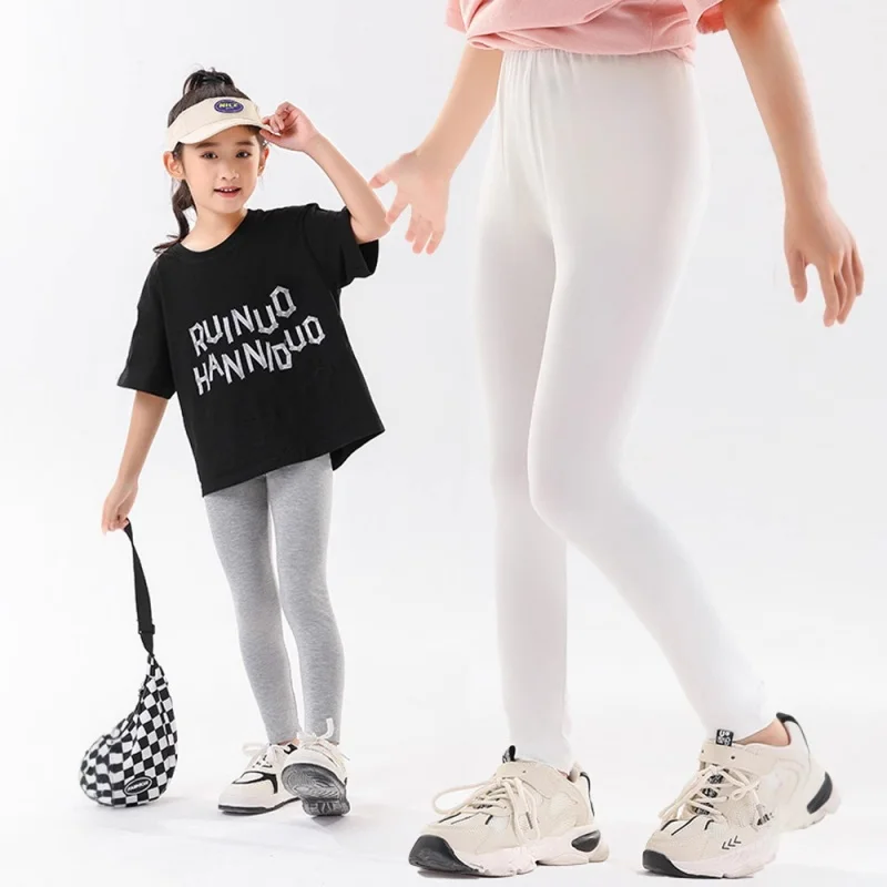Leggings de tiburón modal para niña verano estilo yoga - imagen 5