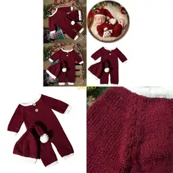 Conjunto de pelele y sombrero bebé Navidad para fotos