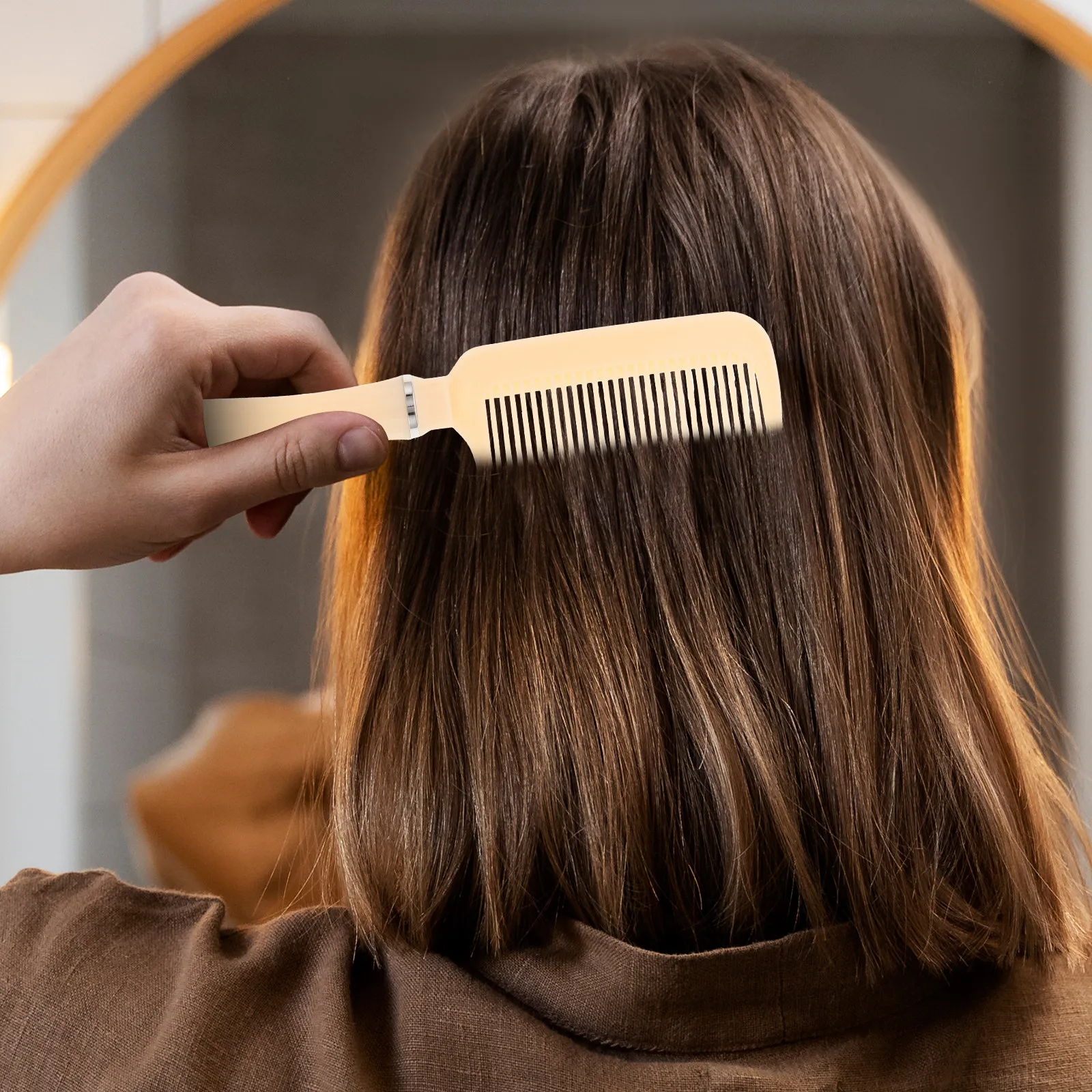 Cepillo desenredante para cabello rizado, masaje cuero cabelludo - imagen 4