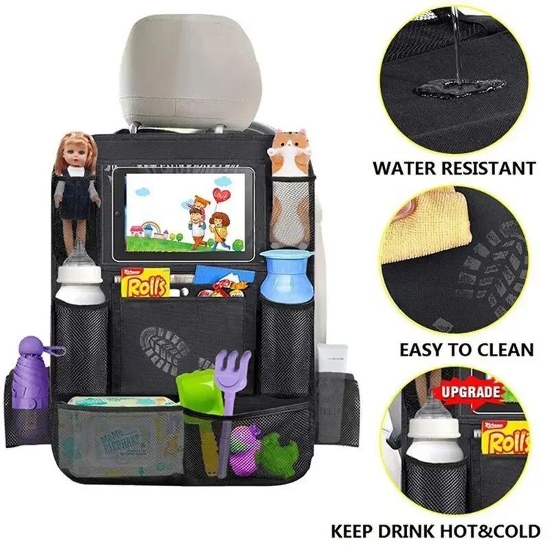 Organizador Simple para asiento trasero – Bolsa antipatadas para niños - imagen 5