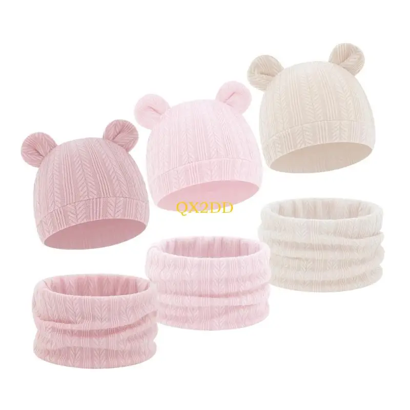 Gorro con orejeras de doble capa para bebé