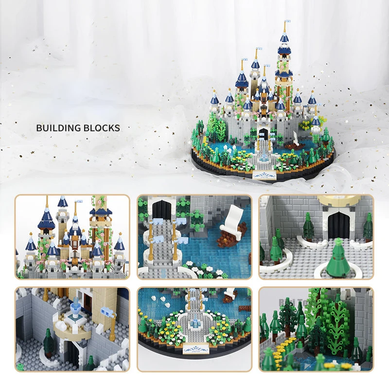 Bloques de construcción casa cuento fantástico para niñas - imagen 4