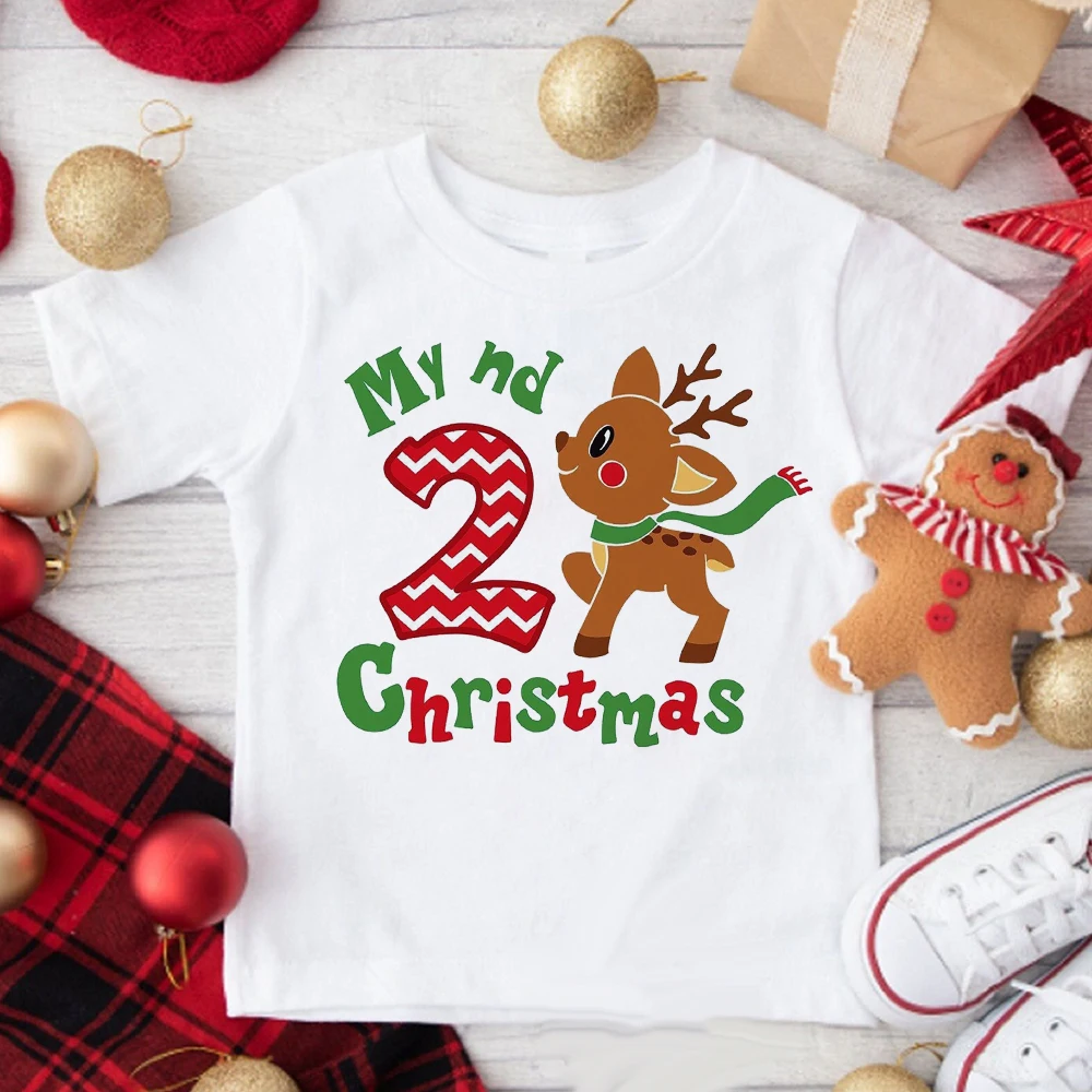 Camiseta navideña con ciervo para niño - imagen 5