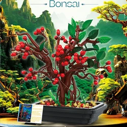 Bloques de construcción Hypericum en maceta bonsái floral para niños