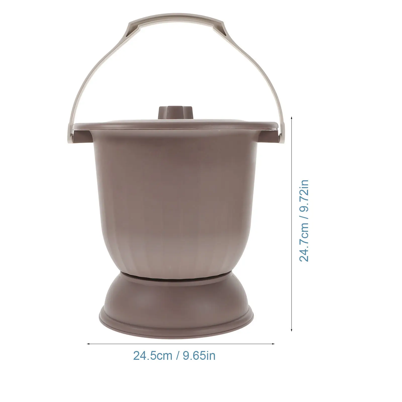 Orinal portátil plástico con tapa sellada a prueba de olores - imagen 5