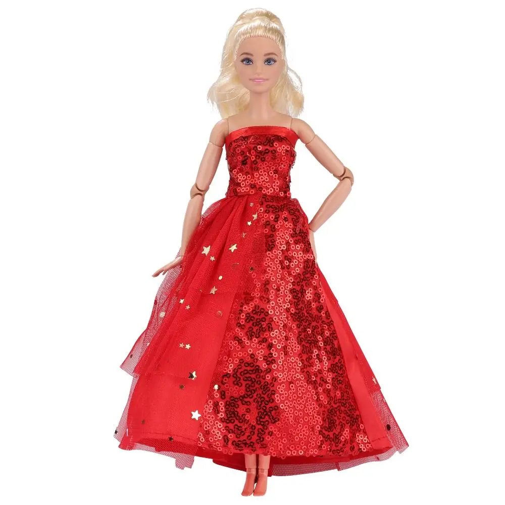 Vestido de lentejuelas elástico para muñecas BJD – Fiesta elegante - imagen 5