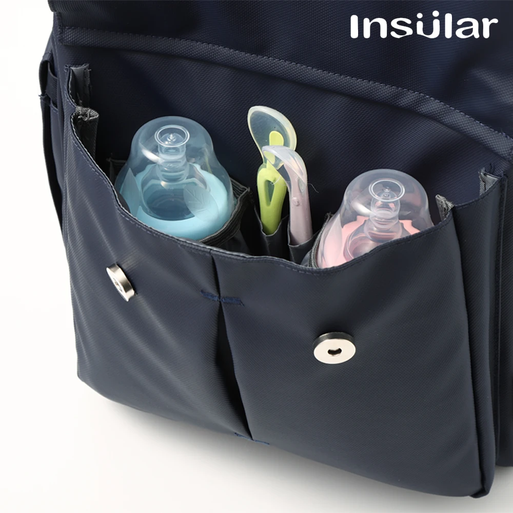Bolsa maternal isotérmica para pañales – Gran capacidad viaje bebé - imagen 4