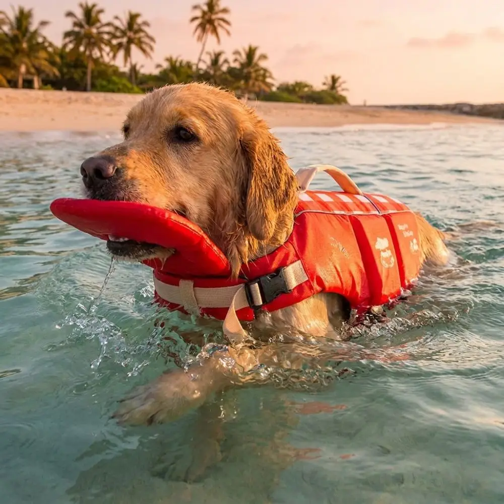 Chaleco salvavidas impermeable para perros con alta flotabilidad - imagen 3