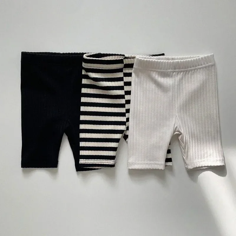 Pantalones cortos lisos elásticos para niños - imagen 4