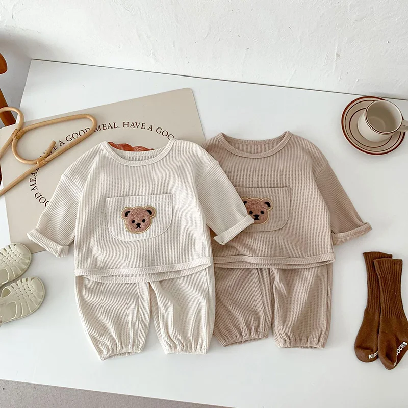 Milangel: conjunto de punto bordado para bebé y niño - imagen 2